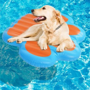 Factory PVC inflatable floating pet row for dog, Dog Float for Pool, Inflatable Stay Dry Float for Dogs