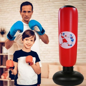 Manufacturers direct boxing sandbag ,inflatable PVC vent boxing column toy for kids and adult