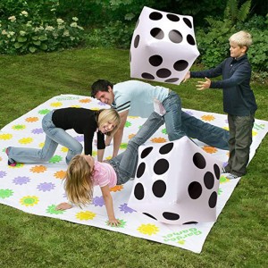 Custom-made Inflatable Dice Large Blow Up Cube ,  Pool Party Decoration