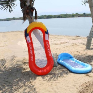 Inflatable deck chair water leisure hammock net beach floating row