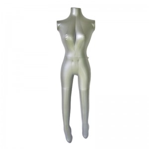 PVC inflatable body mannequin window clothing display for female models