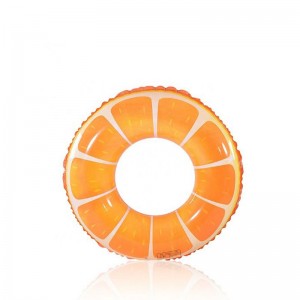 Green PVC beach party pool inflatable fruit swimming ring
